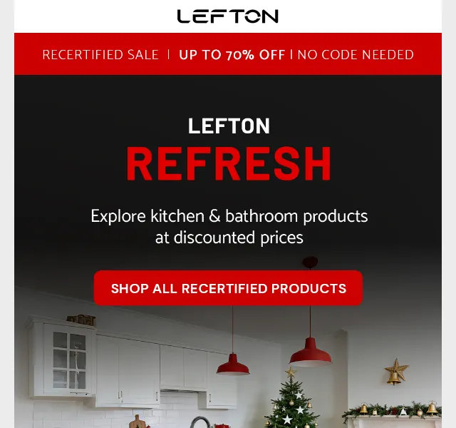 Lefton Sanitary: 70% sleva na renovované zboží – červen 2026 | Nuslet.cz