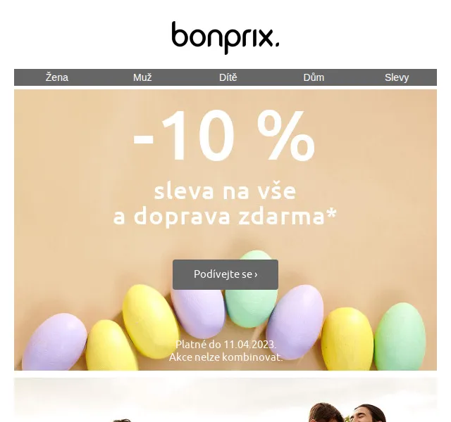 bonprix: -10 % sleva a poštovné zdarma – červen 2026 | Nuslet.cz