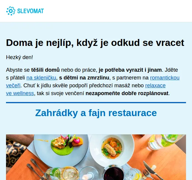 Slevomat: Restaurace, wellness a zmrzlina až 58 % – červenec 2026 | Nuslet.cz