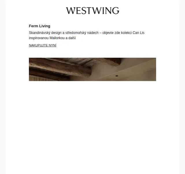Westwing: Ferm Living ve výprodeji – červen 2026 | Nuslet.cz
