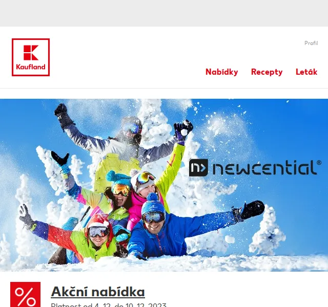 Kaufland: Newcential zimní oblečení od 599 Kč – prosinec 2023 | Nuslet.cz