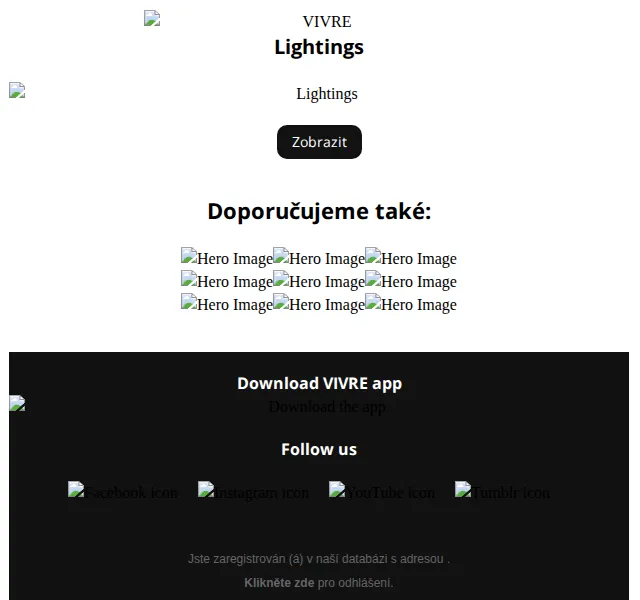 Vivre: The Lightings collection z Best of Autumn – červen 2026 | Nuslet.cz