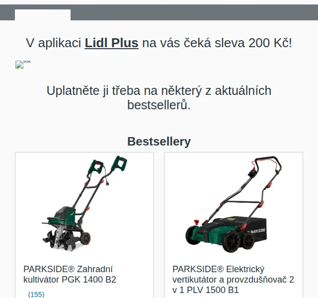 Lidl: Sleva 200 Kč v Lidl Plus – červenec 2026 | Nuslet.cz