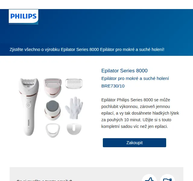 Philips: Epilátor Series 8000 – červen 2026 | Nuslet.cz
