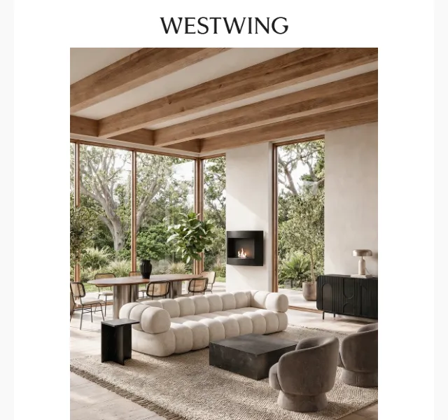 Westwing: Modern Organic Noir, židle Adrien – srpen 2026