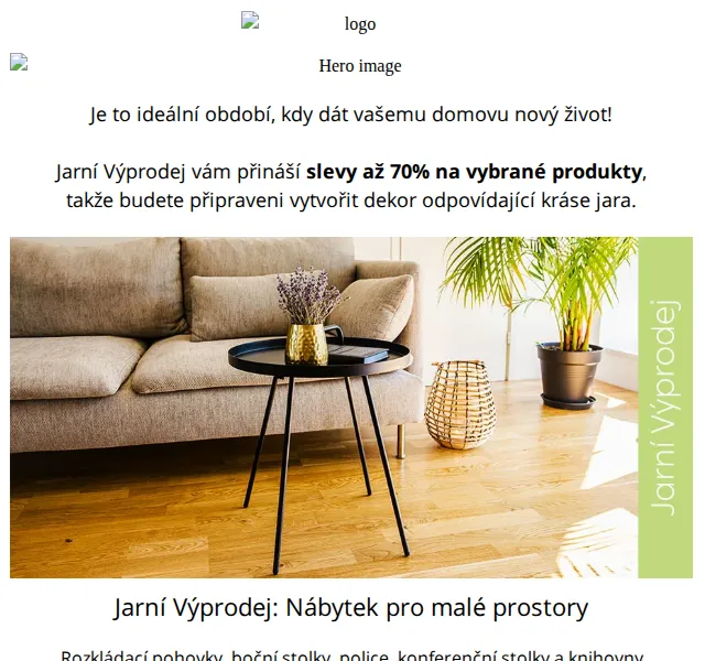 Vivre: Jarní výprodej nábytku se slevou až 70 % – červen 2026 | Nuslet.cz