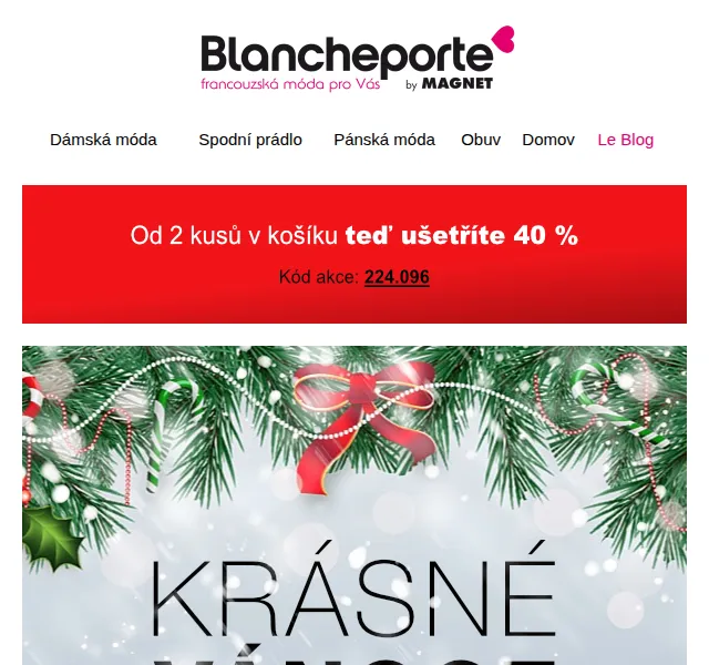 Blancheporte: 40% sleva na dámskou módu – červenec 2026 | Nuslet.cz