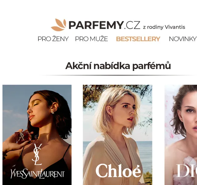 Parfemy.cz: Yves Saint Laurent, Chloé a Dior – červen 2026 | Nuslet.cz