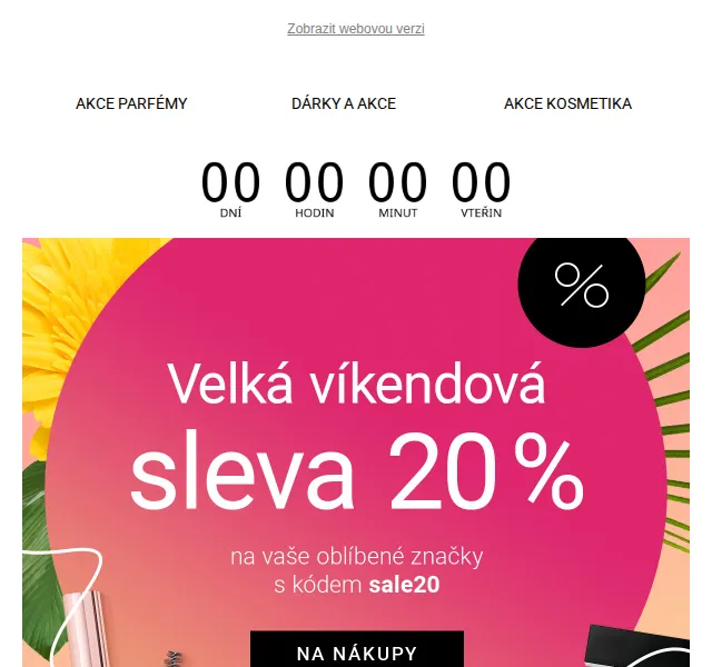 Notino: 20% sleva na Shiseido, L'Oréal, Braun – červen 2026 | Nuslet.cz