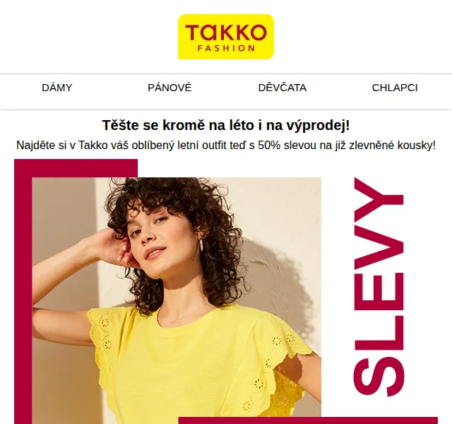 Takko Fashion: 50% na již zlevněné zboží – červenec 2022 | Nuslet.cz