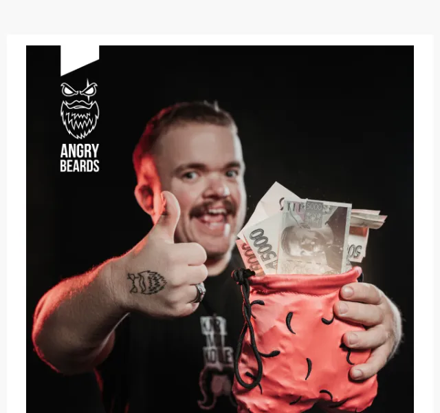 Angrybeards: Sleva až 20 % za nákup – červenec 2026 | Nuslet.cz