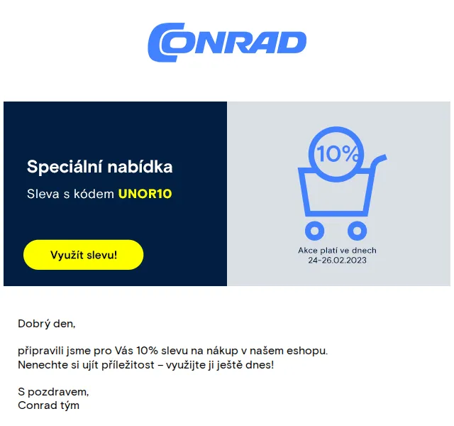 Conrad Electronic: 10% sleva a nářadí Bosch – červen 2026 | Nuslet.cz