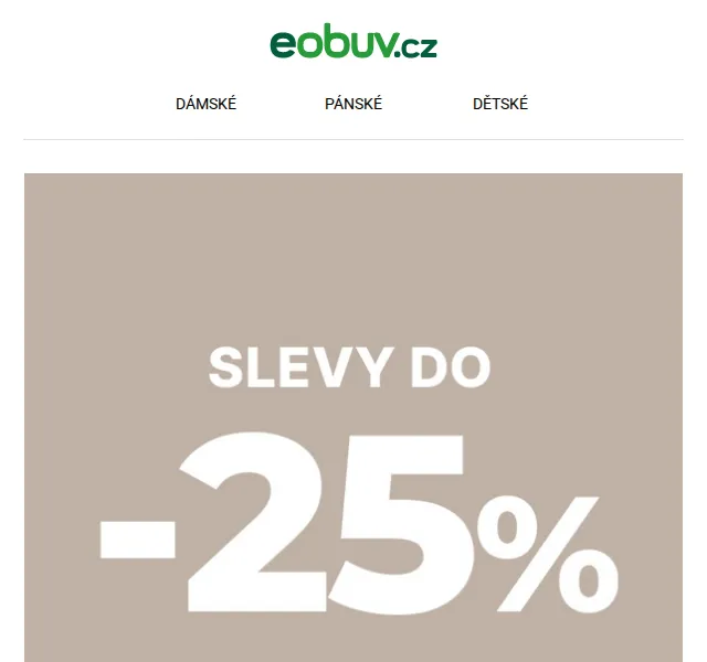 eobuv.cz: Sleva až 25 % na boty – červen 2026 | Nuslet.cz