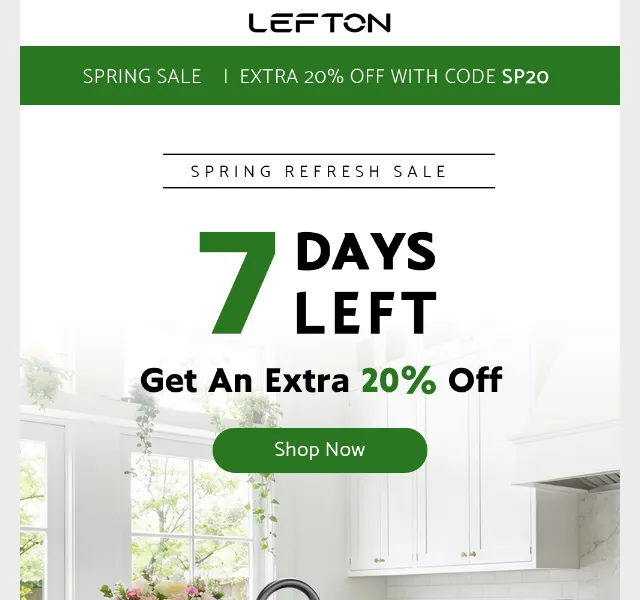 Lefton Sanitary: extra sleva 20 % na výprodej – červenec 2026 | Nuslet.cz