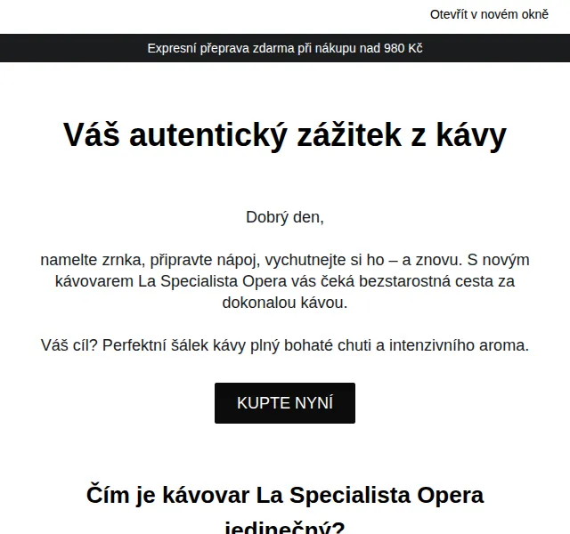 De'Longhi: La Specialista Opera – červen 2026 | Nuslet.cz