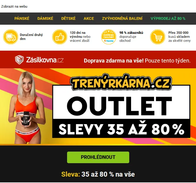 Lukáš z Trenýrkárna.cz: Slevy 35–80 % – červen 2026 | Nuslet.cz