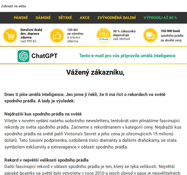 Trenýrkárna.cz: Rekordy ve světě spodního prádla + slevy – červen 2026 | Nuslet.cz