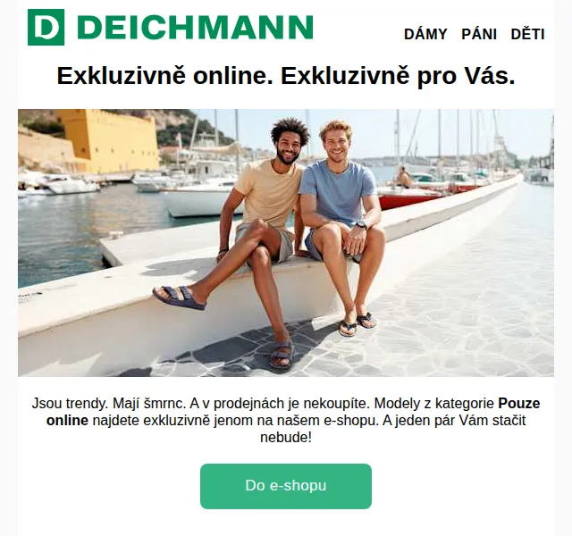 DEICHMANN: -30 % na 2. zlevněný pár a exkluzivní online modely – červenec 2026 | Nuslet.cz