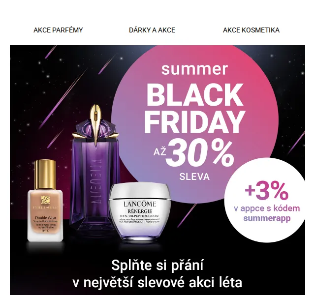 Notino: Summer Black Friday až −33 % na Lancôme, BOSS – červenec 2026 | Nuslet.cz
