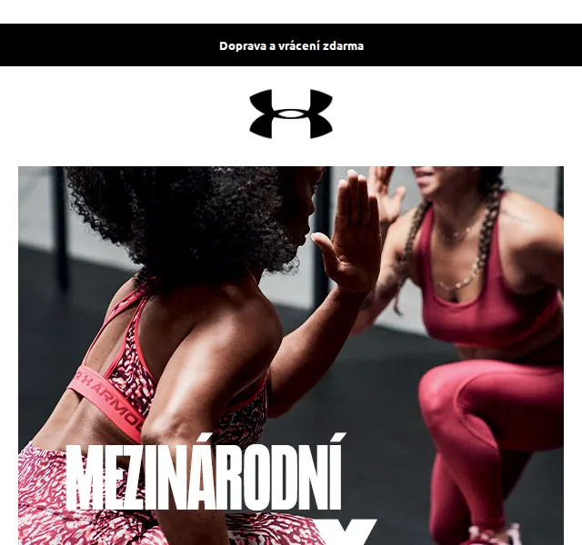 Under Armour: Mezinárodní den žen – doprava a vrácení zdarma – červen 2026 | Nuslet.cz