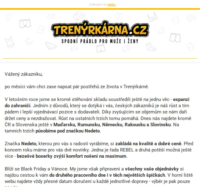 Lukáš z Trenýrkárna.cz: bezešvé boxerky Nedeto od 604 Kč – červenec 2026 | Nuslet.cz