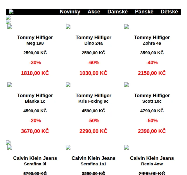 Office Shoes: Tommy Hilfiger a Calvin Klein – slevy až 60 %! červen 2026 | Nuslet.cz