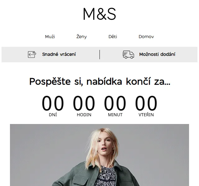 Marks and Spencer: 20% sleva na módu – červen 2026 | Nuslet.cz