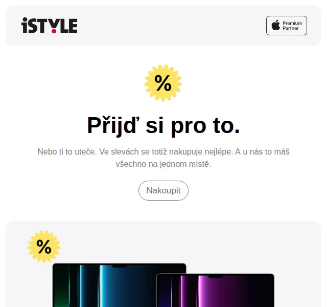 iSTYLE: Slevy na Apple produkty – červen 2026 | Nuslet.cz