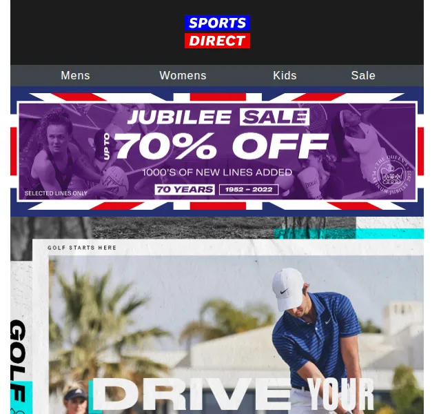 Sportsdirect.com: Nike Golf slevy až 50 % – červen 2026 | Nuslet.cz
