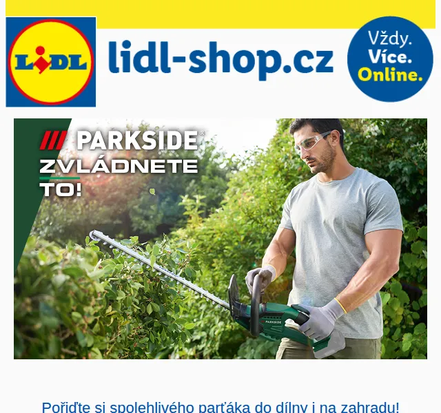 Lidl: Akce na nářadí Parkside V20 – červen 2026 | Nuslet.cz