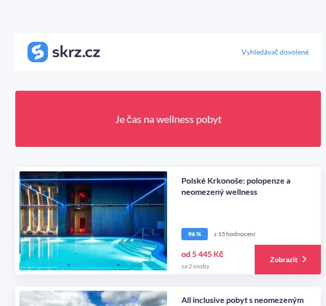 Vánoce na Skrz: wellness pobyty již od 1 490 Kč – červenec 2026 | Nuslet.cz