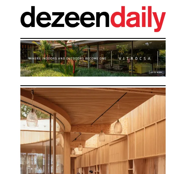 Dezeen Daily: 3D-tištěný dům a novinky – červen 2026 | Nuslet.cz