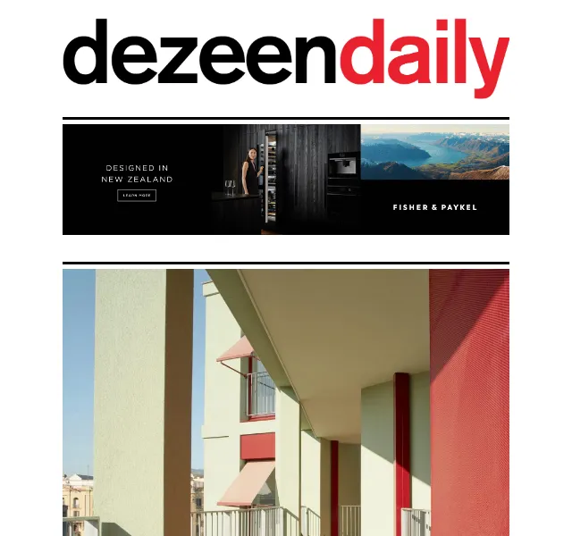Dezeen Daily: architektonické novinky – červenec 2026 | Nuslet.cz