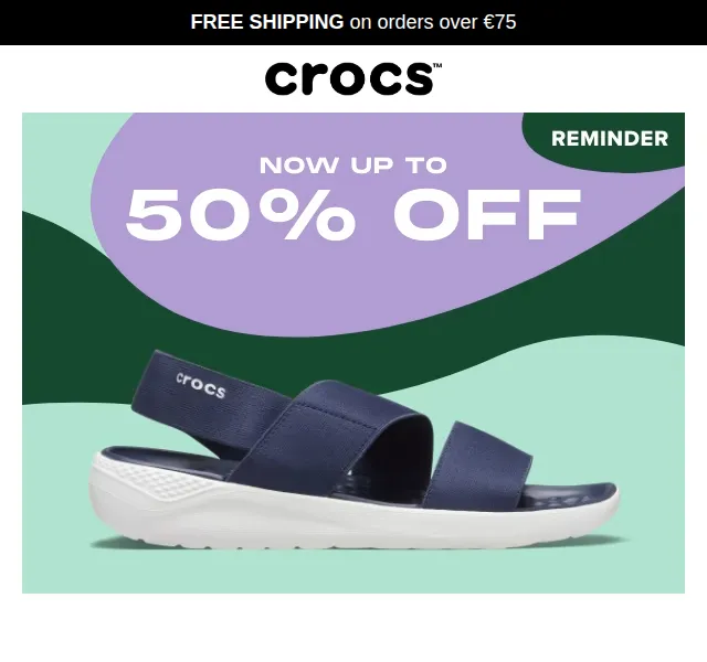 Crocs: Výprodej až 50 % – červen 2026 | Nuslet.cz
