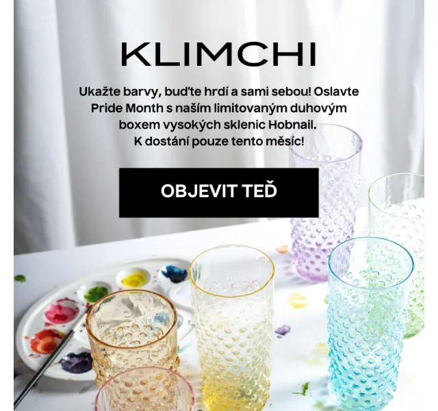 KLIMCHI: limitovaná edice duhových setů – červenec 2026 | Nuslet.cz