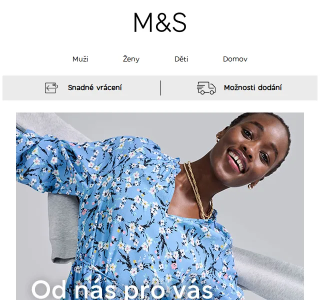 Marks and Spencer: Sleva 20 % při koupi 2+ položek – červenec 2026 | Nuslet.cz