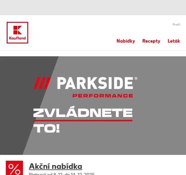 Kaufland: Parkside Performance nářadí – akce od 699 Kč | Nuslet.cz