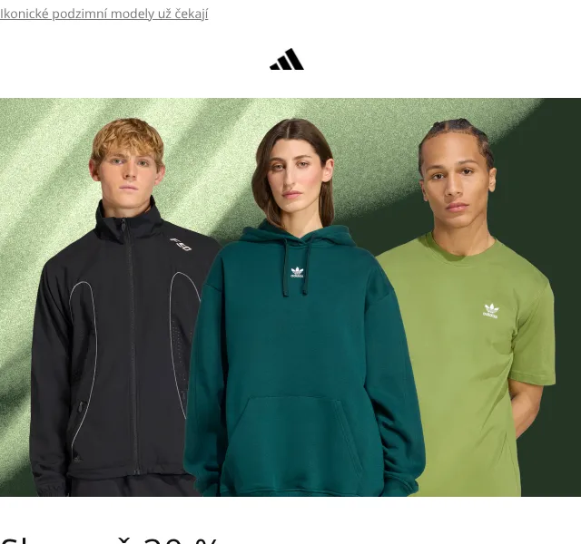 Adidas: až 30 % sleva – říjen 2026
