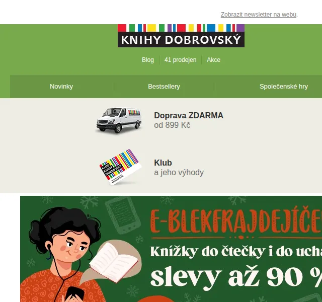 KnihyDobrovsky.cz: Slevy až 90% na e-knihy a audioknihy – červen 2026 | Nuslet.cz