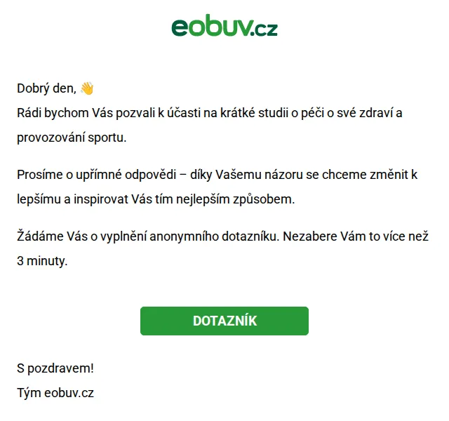 eobuv.cz: průzkum o zdraví a sportu – červenec 2026 | Nuslet.cz