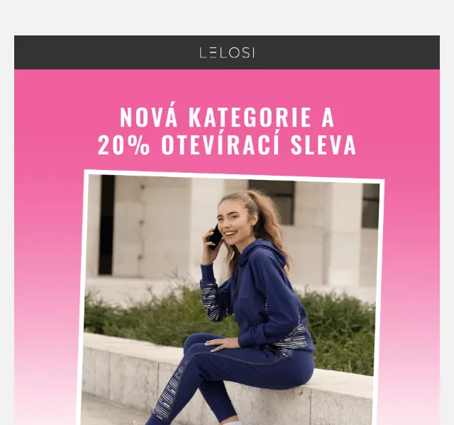 LELOSI: sleva 20 % na teplákové soupravy – červen 2026 | Nuslet.cz