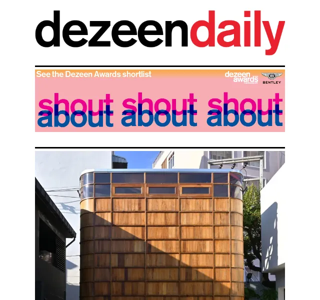 Dezeen Daily: novinky z architektury a designu – červenec 2026 | Nuslet.cz