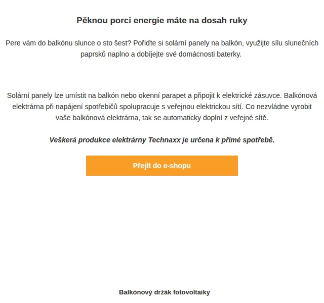 HORNBACH: solární panely na balkon – červen 2026 | Nuslet.cz