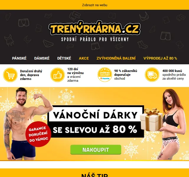 Lukáš z Trenýrkárna.cz: slevy na boxerky Tommy Hilfiger až 56 % – červenec 2026 | Nuslet.cz