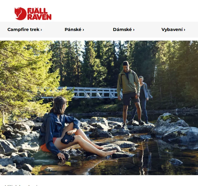 Fjallraven-shop: sleva 20 % na vše – červen 2026 | Nuslet.cz