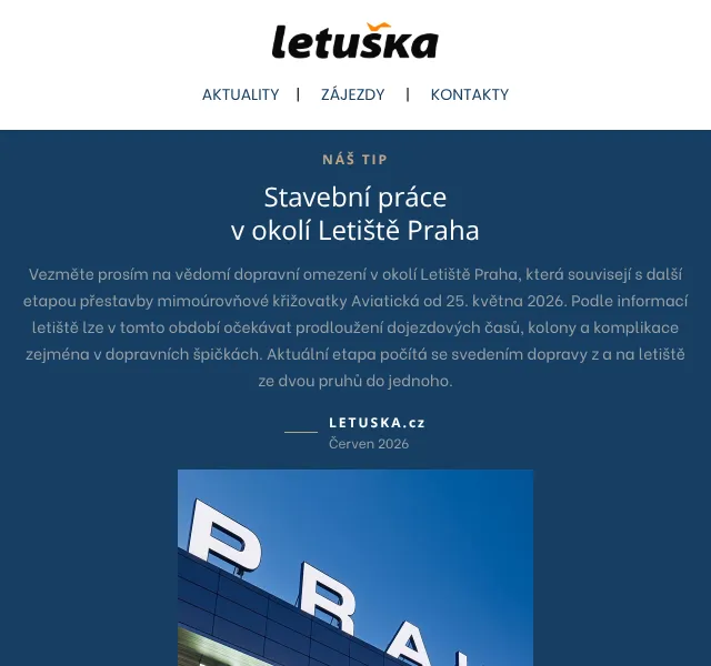 Letuška.cz: Emirates Premium Economy, Black Friday NY – červen 2026