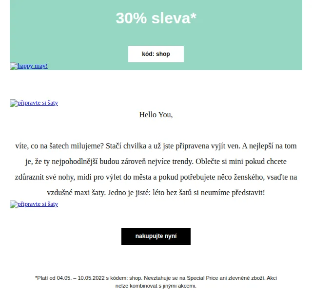Orsay: 30% sleva na šaty – červen 2026 | Nuslet.cz
