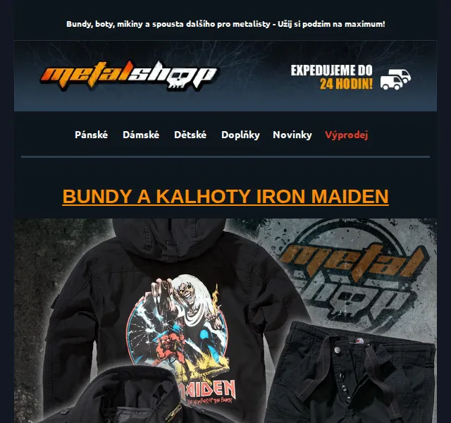 METALSHOP: Podzimní bundy, boty a mikiny – červenec 2026 | Nuslet.cz