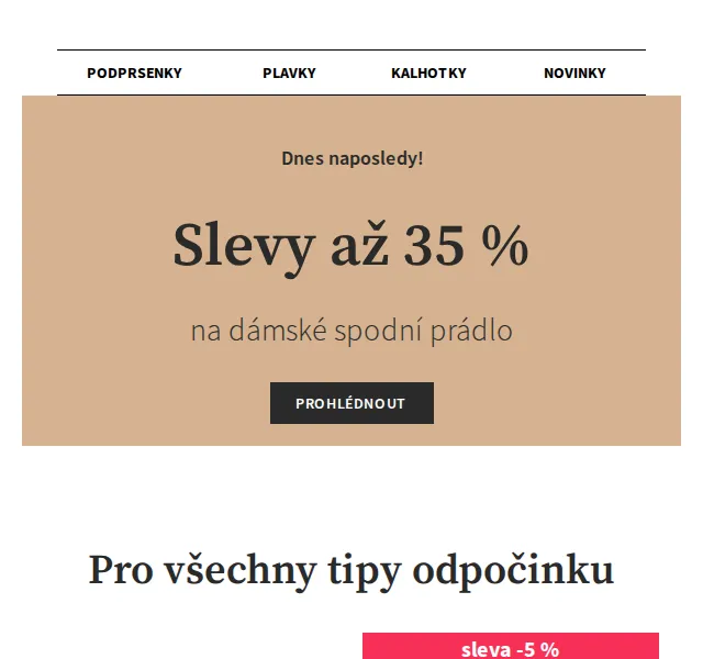 Astratex.cz: Dámské spodní prádlo sleva až 35 % – červen 2026 | Nuslet.cz