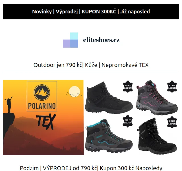 Eliteshoes: Mid Season výprodej až 70 % – červen 2026 | Nuslet.cz